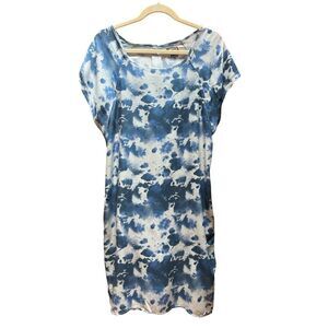 Kavu true outdoor wear tye dye dress sz Small Blues and grays